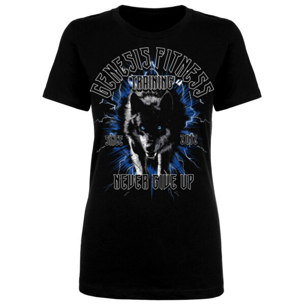 NEVER GIVE UP - WOMEN'S FITTED T-SHIRT - 2M7WHU Thumbnail