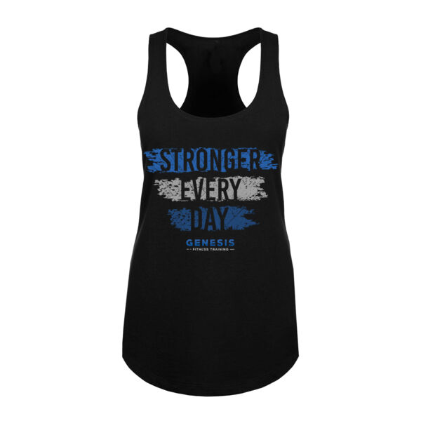 STRONGER EVERY DAY - WOMEN'S FITTED TANK TOP - $XU152Q$ Thumbnail